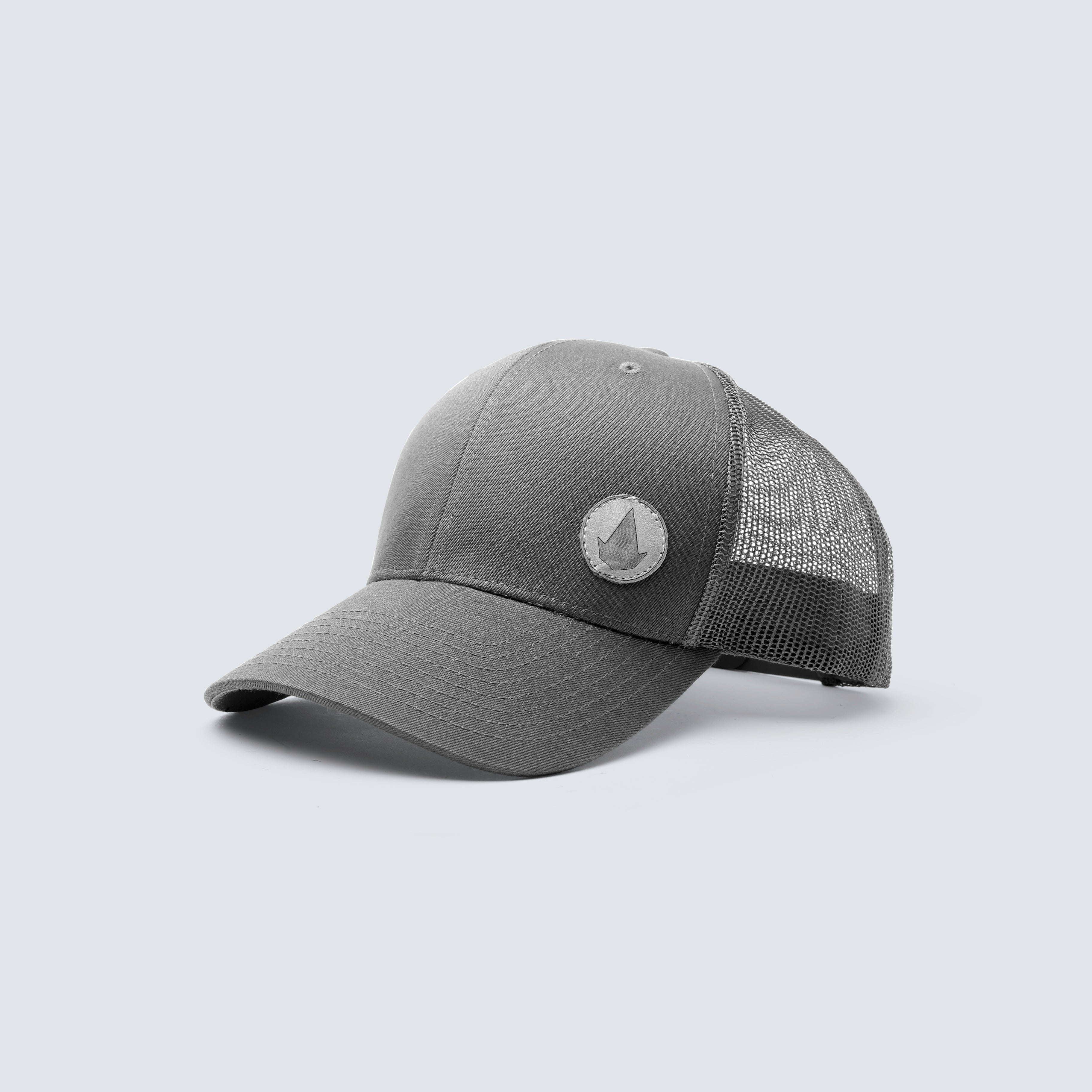 Gorra gris oscuro I Logo gris